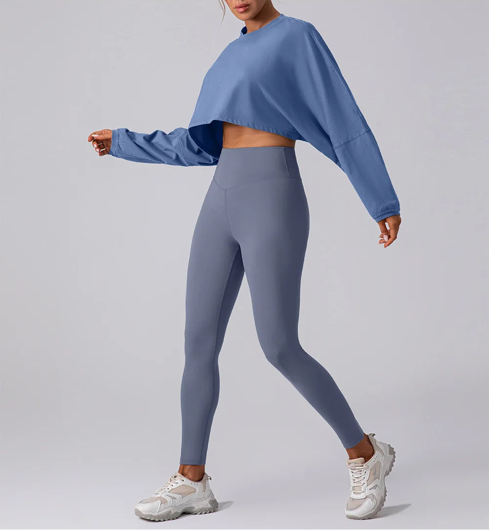 Baggy Cropped Long Sleeve