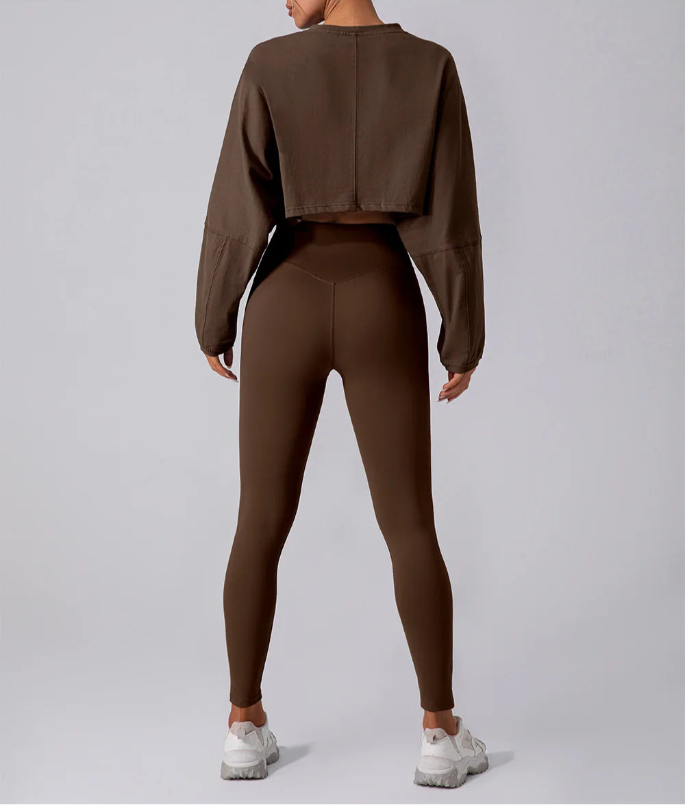 Baggy Cropped Long Sleeve