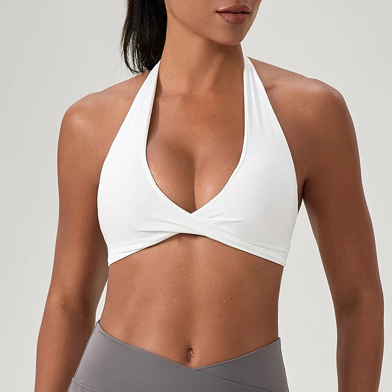 Halter Neck Sports Yoga Bra