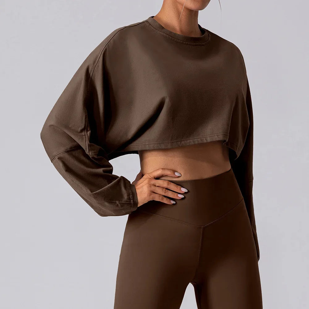 Baggy Cropped Long Sleeve
