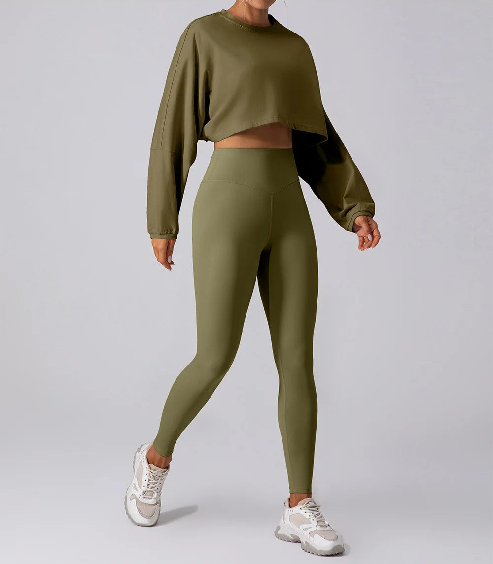 Baggy Cropped Long Sleeve