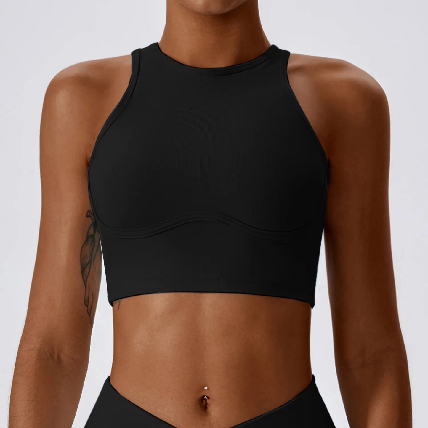 Ribbed Allure Sports Bra