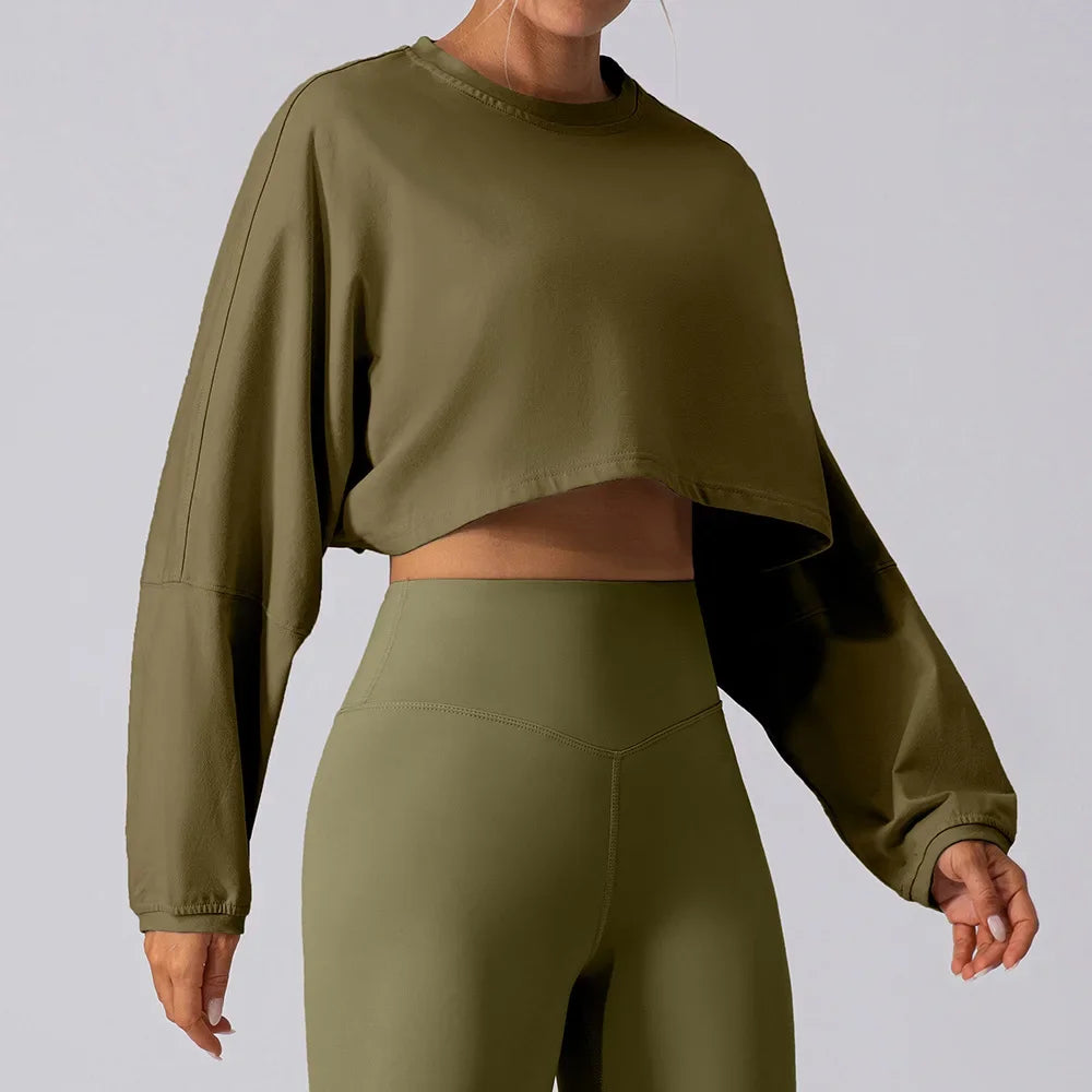 Baggy Cropped Long Sleeve