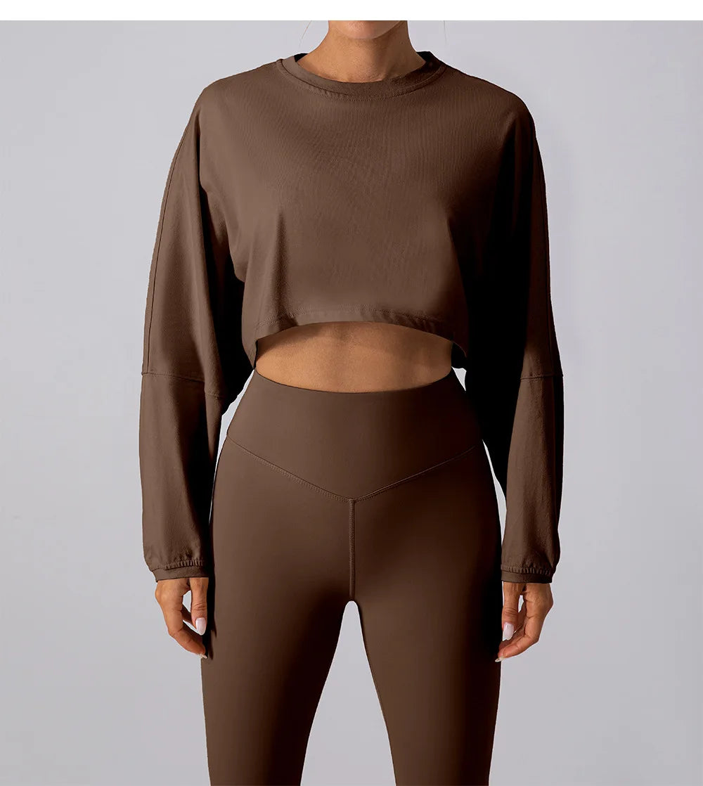 Baggy Cropped Long Sleeve