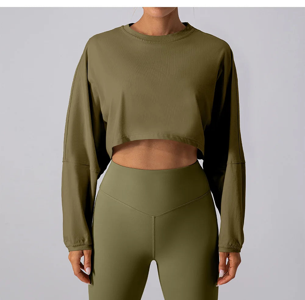 Baggy Cropped Long Sleeve