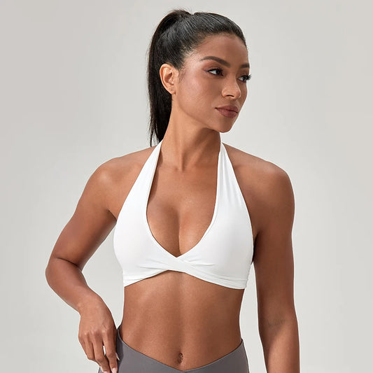 Halter Neck Sports Yoga Bra