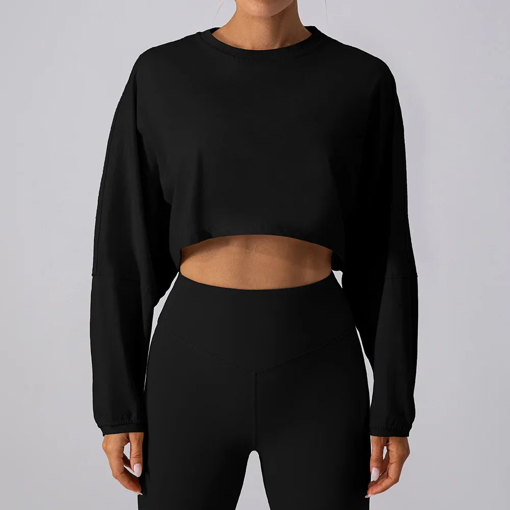Baggy Cropped Long Sleeve