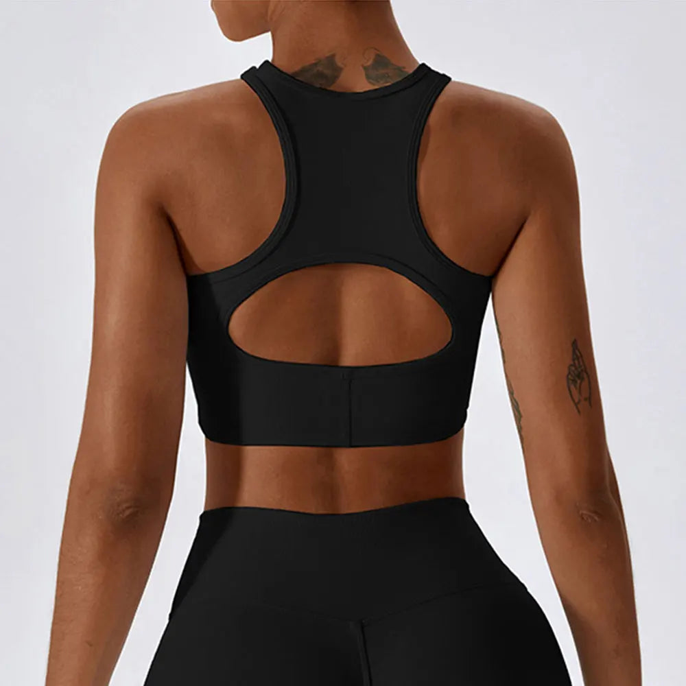 Ribbed Allure Sports Bra