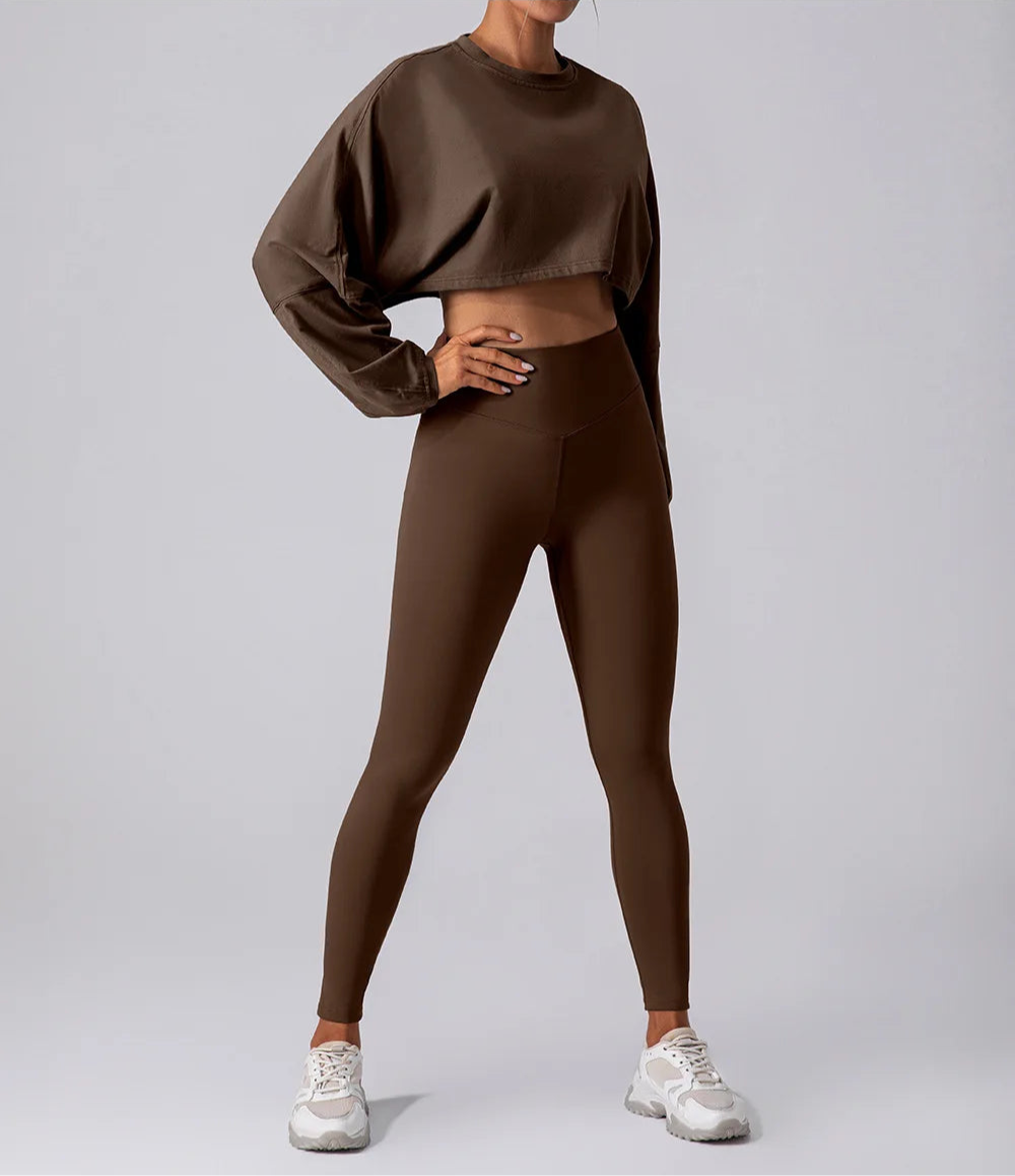 Baggy Cropped Long Sleeve