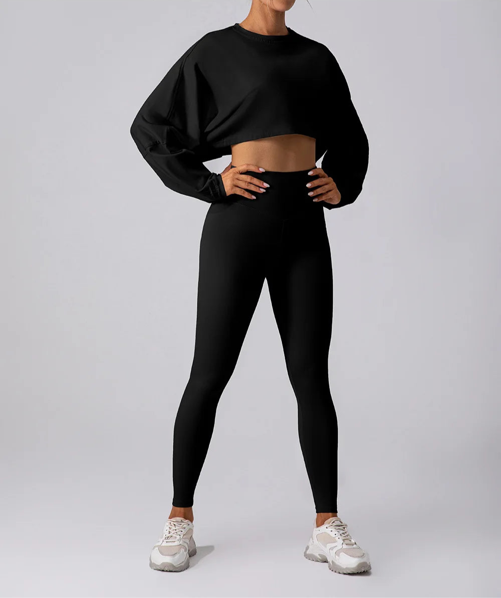 Baggy Cropped Long Sleeve