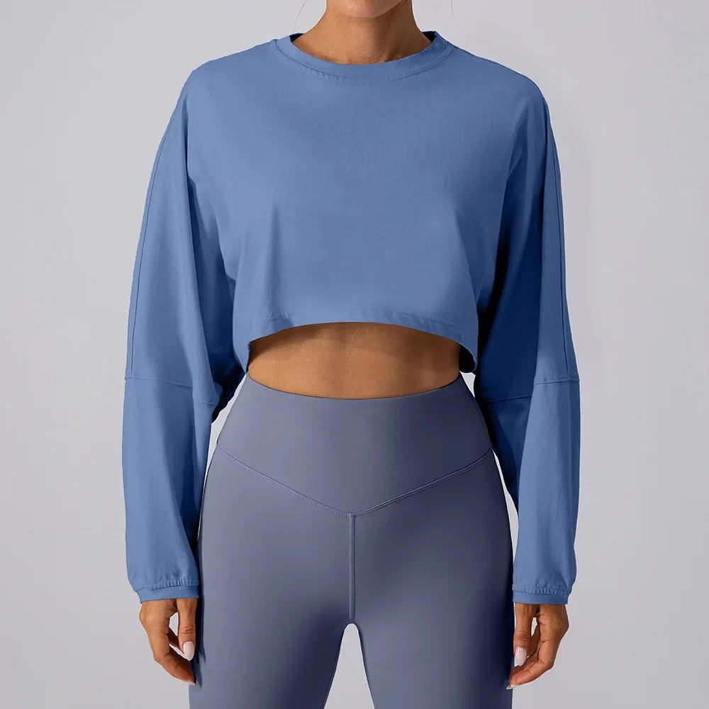 Baggy Cropped Long Sleeve